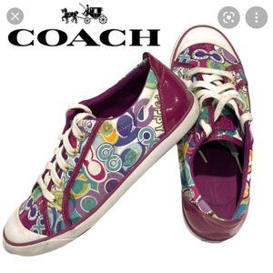 Coach Barrett poppy sneaker size 7
